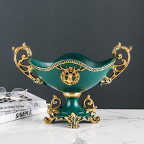 Fruit plate modern minimalist creative high-end atmospheric living room household light luxury American luxury Nordic snacks dried fruit plate