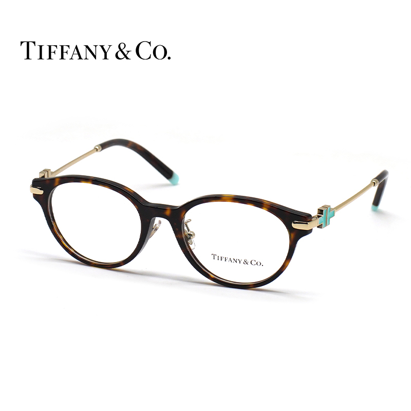 Tiffany/Tiffany Optical Eyeglass Frame Jewelry Series 0Tf2218D Acetate Myopia Retro Round Frame