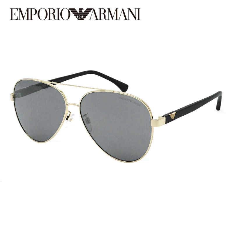 Genuine Armani/Armani 0Ea2046D Sunglasses, Unisex Aviator Fashion Sunglasses