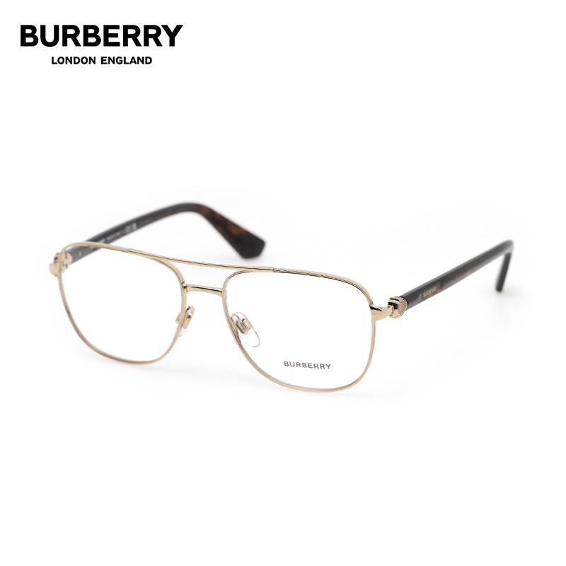 Burberry/Burberry Eyeglass Frames Aviator Style Fashionable Myopia Optical Glasses Frames for Men and Women 0Be1396