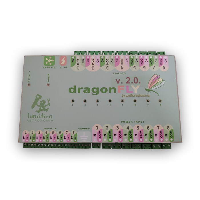 Flat top follow-up control system for Dragonfly Observatory produced by the original plant in Lunaticastron, Spain 