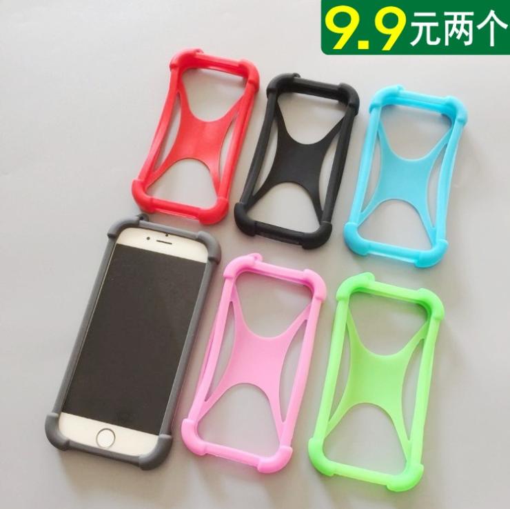 Anti-Fall Four-Corner Universal Phone Case for Iphone/Huawei/Oppo/Vivo/Xiaomi Silicone Frame