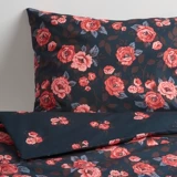 Ikea, пододеяльник, современная японская красная хлопковая наволочка, постельные принадлежности, подходит для весны и осени