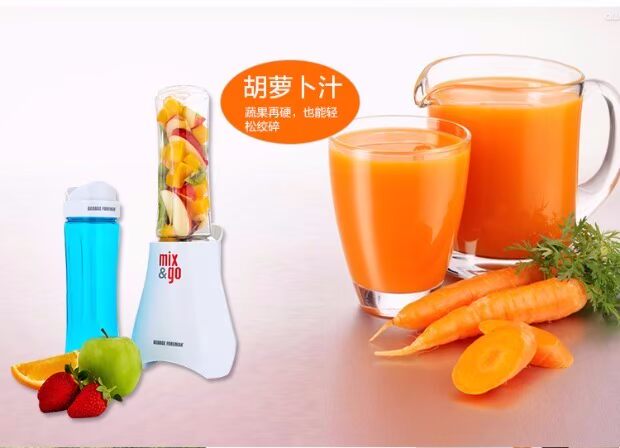 máy xay ngũ cốc Úc Mix & Go máy ép trái cây thế hệ thứ hai mixgo máy trộn nước trái cây động cơ để làm cho sữa thực phẩm bổ sung - Máy ép trái cây máy xay sinh tố cầm tay mini