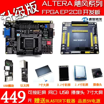 Smart Alterna FPGA development board EP2C8 learning board NIOS ADDA send 28G Video