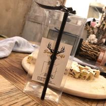 ins Wind Net red handmade snowflake crisp frosted translucent packaging bag flat pocket dim sum machine seal bag snowflake souffle