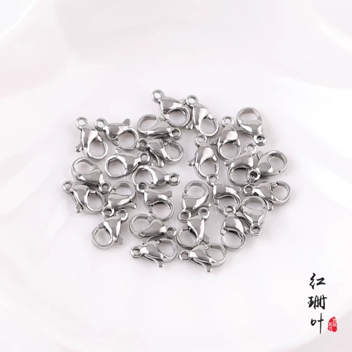 Аксессуар из нержавеющей стали ручной работы, браслет из бисера, золотая металлическая подвеска, ожерелье, DIY