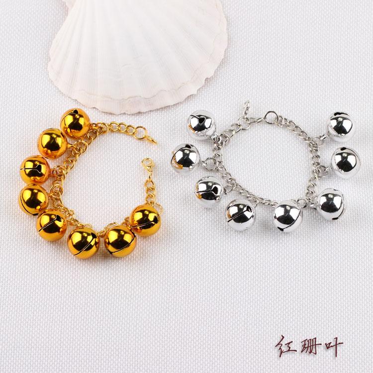 Chuông siêu trẻ em rung chuông, vòng tay chuỗi đậm, chuông, chuông vàng và bạc vòng tay nam