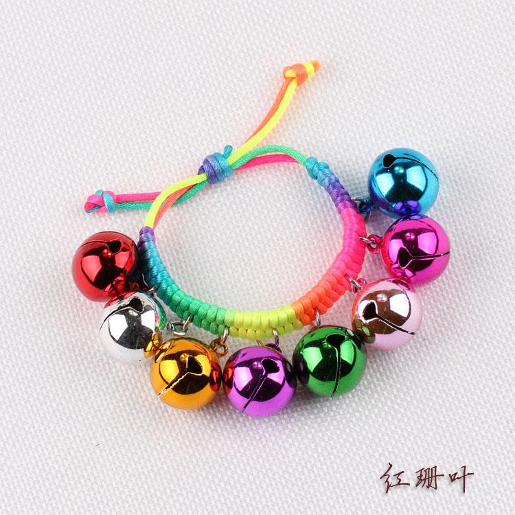 Dance Bracelet Bell Children Children Day Dancing Bell Bracelet Bracelet Super Ring Copper Bell vòng vàng 18k