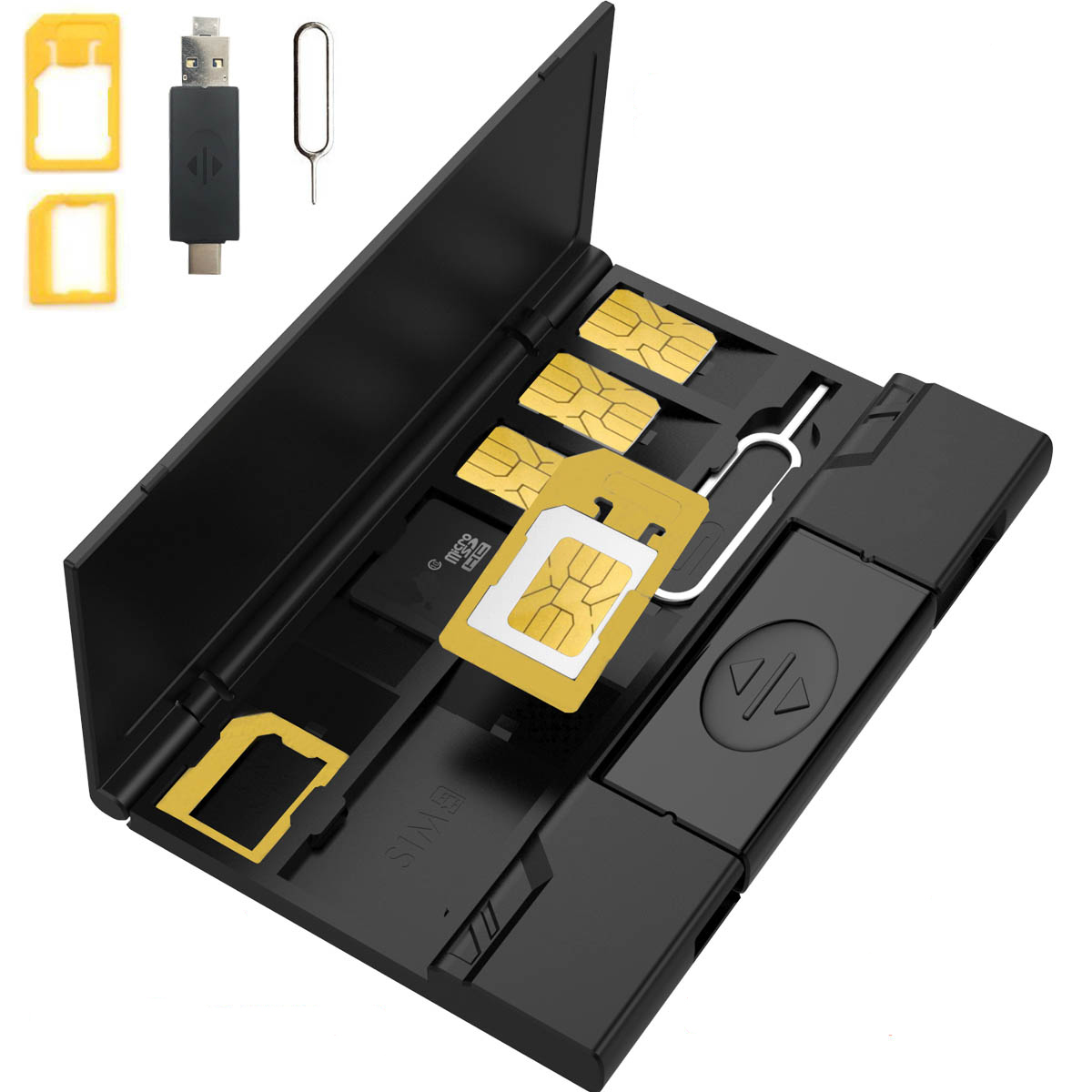 sim card sleeve reduction card box phone nano card card slot SD card holder mobile phone holder