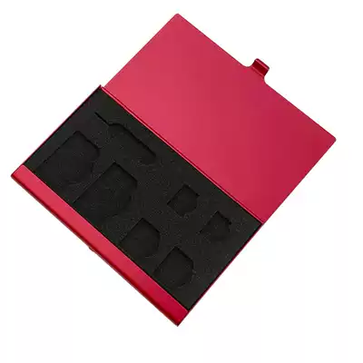 Mobile phone SIM card box reader phone card storage box memory card bag Black SIM card holder conversion