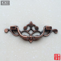 Special sale promotion pastoral handle simple European cabinet drawer handle red bronze Chinese antique activity pull ring