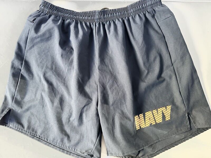 U.S. Naval Academy Soffe Original Authentic Navy Pt Physical Training Sports Shorts, Brand New Stock