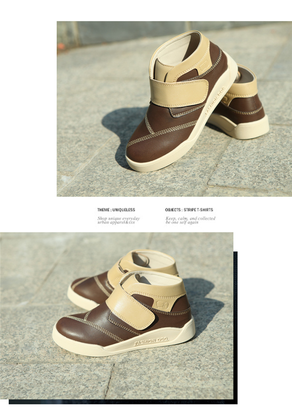 Chaussures enfants en similicuir pour hiver - Ref 1011754 Image 7