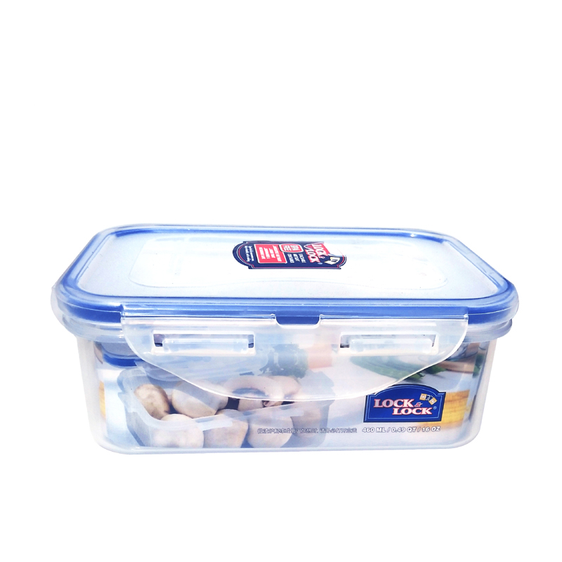 Music Buckle Music Buckle Plastic Preservation Box 460ML Small Capacity Lunch Box Sealed Containing Box HPL814