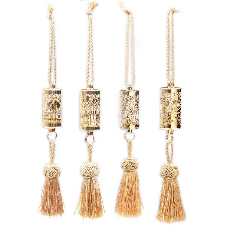 Taiwan Travel Taipei Palace Museum Cultural and Creative Commemorative gifts Fine Ping An Bell car hanging ornaments Hanging ornaments