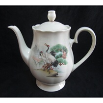 Antique porcelain pot class nan he xian lao gan bu ju of donated white glaze printing song he tu end pots