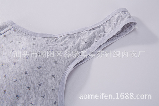Li Yan cô gái xinh đẹp cỡ lớn đồ lót bằng sợi tre rộng vai cộng với phân bón để tăng tuổi trung và không có vòng thép áo ngực áo ngực áo đệm mỏng