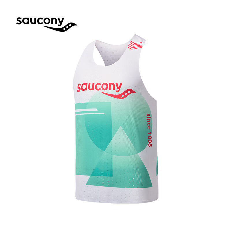 Saucony Vest Four Fruit Smoothie Wuhan Bridge Special Edition Sports Breathable Brown Wing Vest for Running