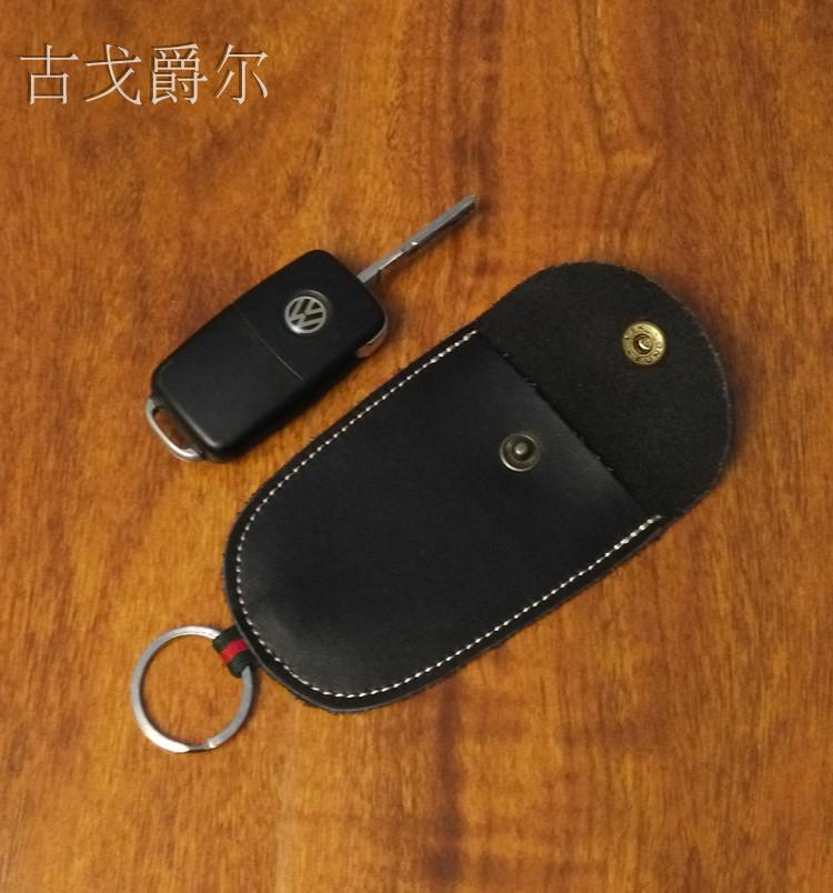 Túi da khóa da sáng tạo nam và nữ phong cách đơn giản khóa xe chìa khóa gói đa chức năng thắt lưng treo bộ chìa khóa - Trường hợp chính túi đựng chìa khóa xe máy