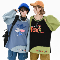 Judiniks original female tribe without sex couple girl girl to collide two pieces of sweater 2023 new tide