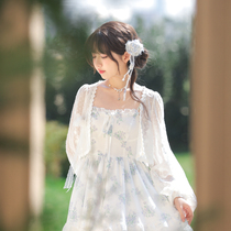 Lace lace lace lampy lampy shirt sleeve sweet windshirt jacket air-conditioner original woman tribe