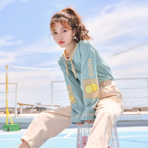 Original Sen female tribe small fresh casual pullover sweater female thin section 2021 spring new student loose top