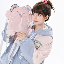 Original Sen womens tribe cute autumn and winter coat cotton cotton clothes students clothes in 2023 new style