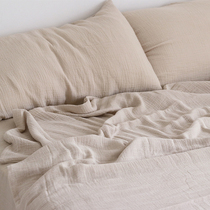 DAISYHOME new cotton washed three-layer yarn dry skin-friendly soft breathable four-season constant temperature four-piece set