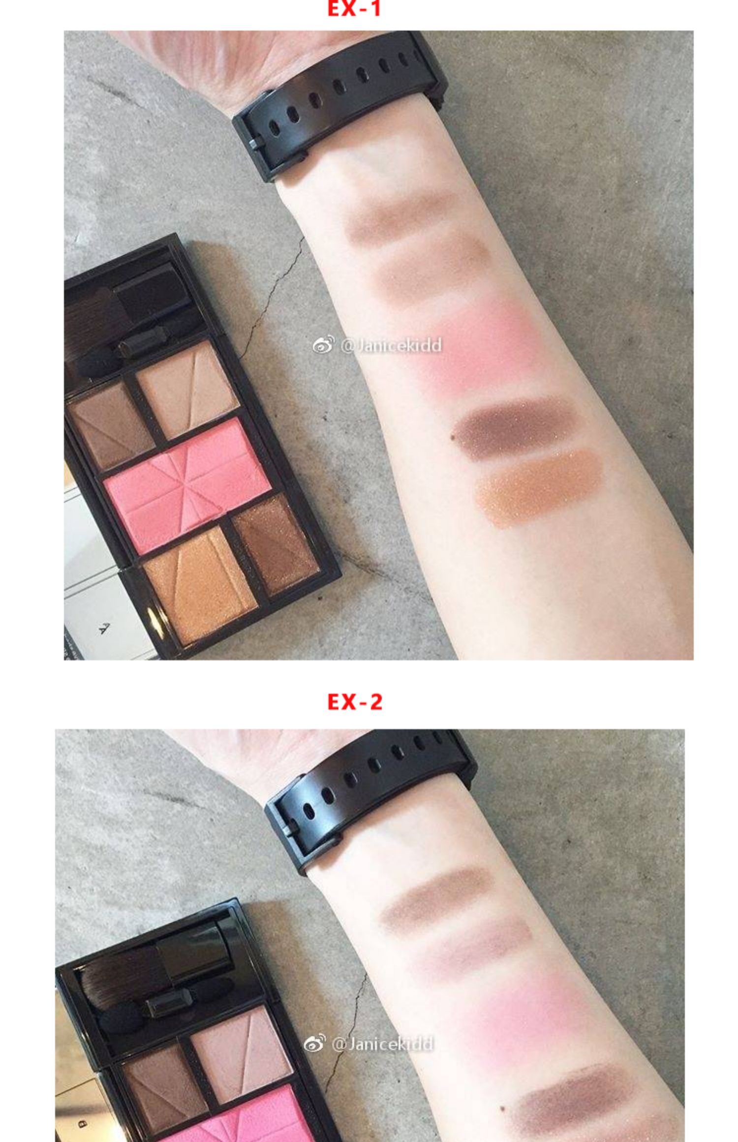 Spot Nhật Bản Kanebo KATE xương sống Giáng sinh hạn chế khay trang điểm Bóng mắt má hồng sửa chữa công suất ba trong một - Bộ sưu tập trang điểm phấn mắt dior