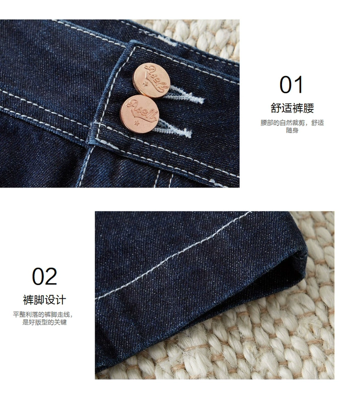 Váy métbonwe nữ mùa thu mới sinh viên Hàn Quốc hoang dã chic chic váy ngắn váy denim váy nữ - Váy