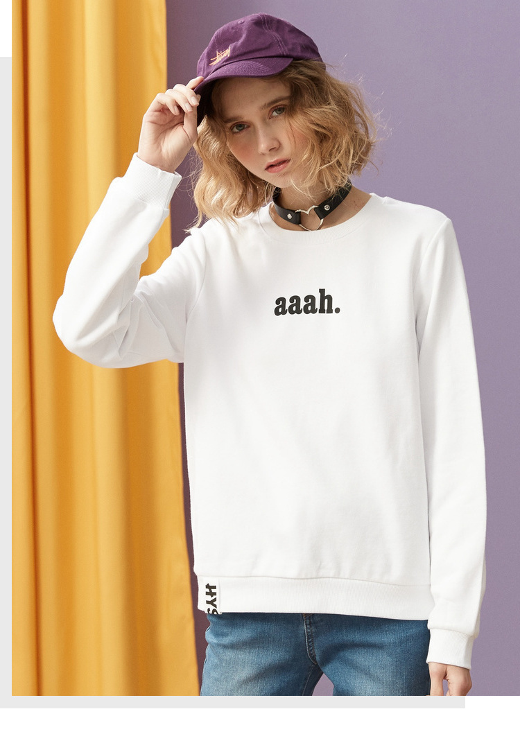 Sweatshirt femme METERS BONWE  METERSBONWE en Coton - Ref 3216027 Image 8