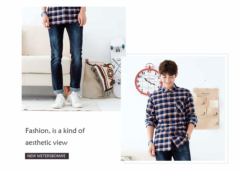 Jeans pour adolescent METERS BONWE en coton - Ref 1479224 Image 13