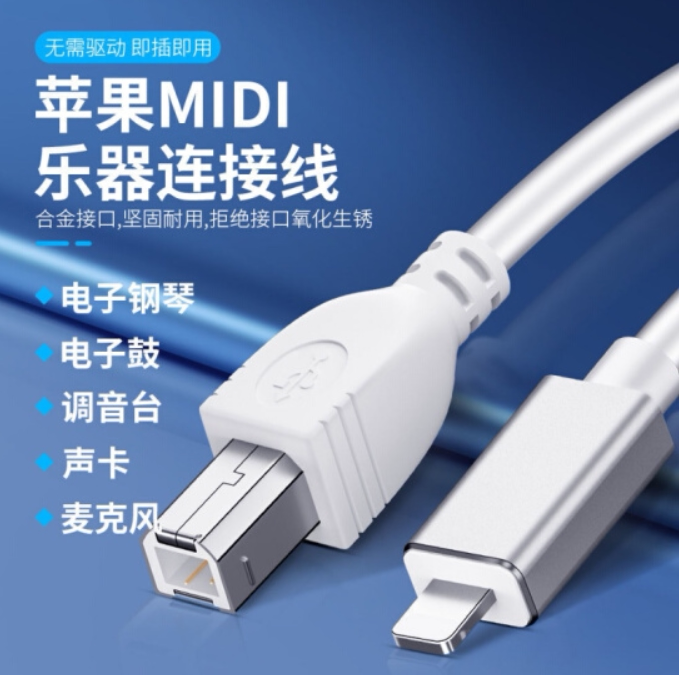 [Upgraded Model] Lightning Data Cable (Anti-Static and Anti-Interference) Supports iPhone / iPad