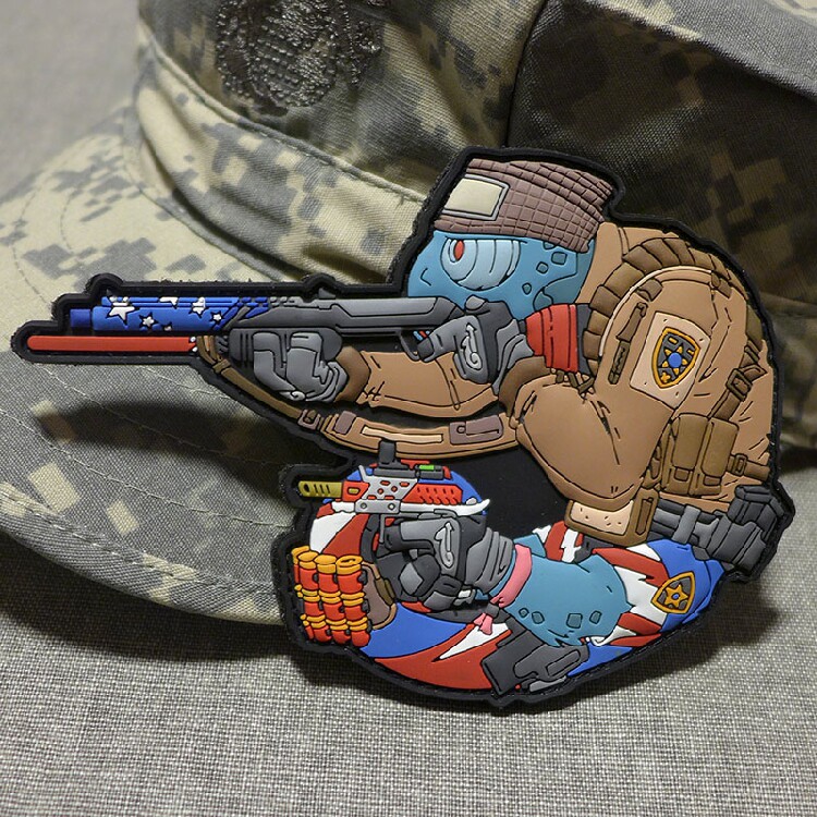 IPSC Competition Shooters German Arm Chapters Tactical Magic Sticker Badge Tide Morale Badge Personality Clothes Breaking Hole Patch