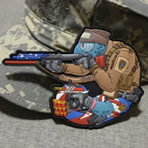 IPSC Competition Shooters German Arm Chapters Tactical Magic Sticker Badge Tide Morale Badge Personality Clothing Patch Patch