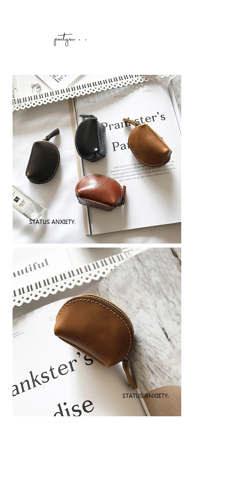 2017 mới đơn giản retro siêu mini đầy đủ ví da nữ bánh bao da dây kéo túi xu thủy triều ví da cá sấu