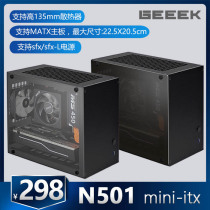 GEEEK N501 New a4 sfx itx Mini Transparent Chassis