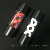 T-type water-cooled cylindrical spiral suspended water tank 165mm side hole top hole hard tube heat dissipation