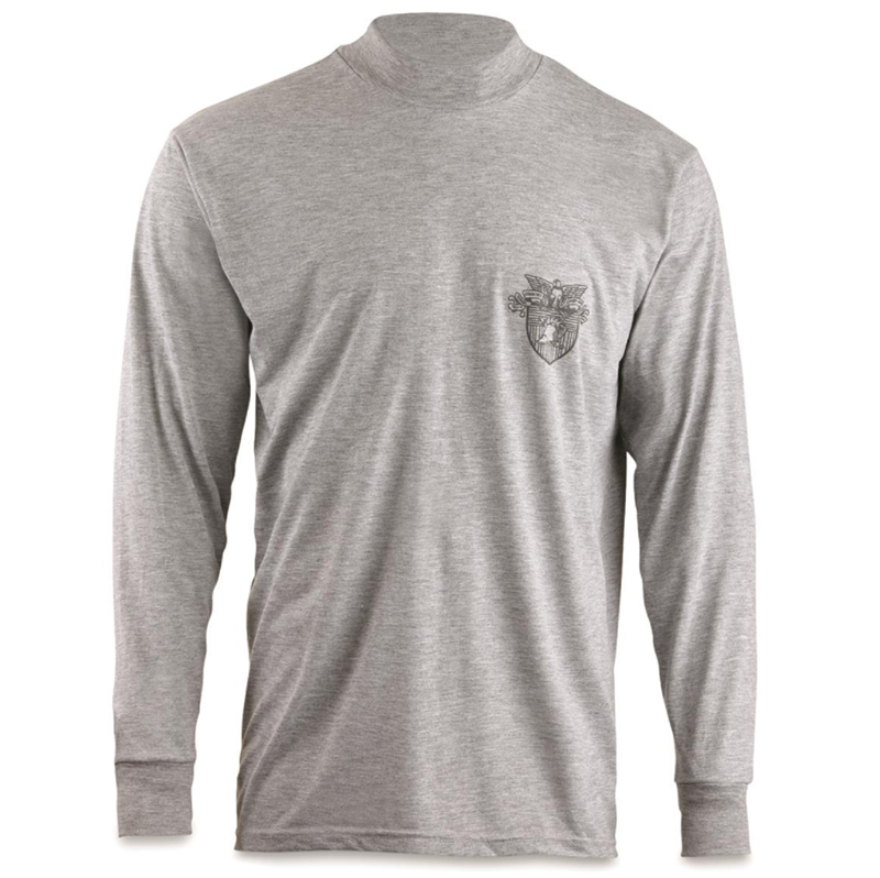 American Original US Military West Point Military Academy Public Hair PT Physical Fitness Long Sleeve Reflective T-shirt Brand New-Taobao