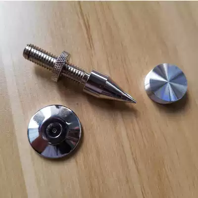 HIFI speaker feet M8 audio shock absorber nail gasket anti-skid tripod bracket rack cabinet equipment frame nickel plated