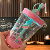 American contigo Condick cold extract suction tube Cup adult girl heart water Cup leak-proof mixing cup absorbent