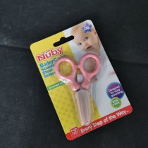 Special clearance Nuby Nuby safety scissors mini protective cover for children scissors newborn baby