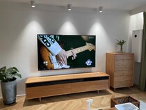 Winnies home original power TV cabinet solid wood minimalist modern Nordic AV cabinet cherry wood living room small family