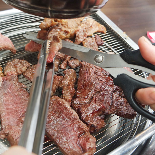 [USD 12.47] Korean barbecue scissors, stainless steel kimchi, chicken