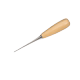 Solid core punching awl needle stainless steel handle hand-knotted knot expansion perforation awl shoe repair diy leather tool