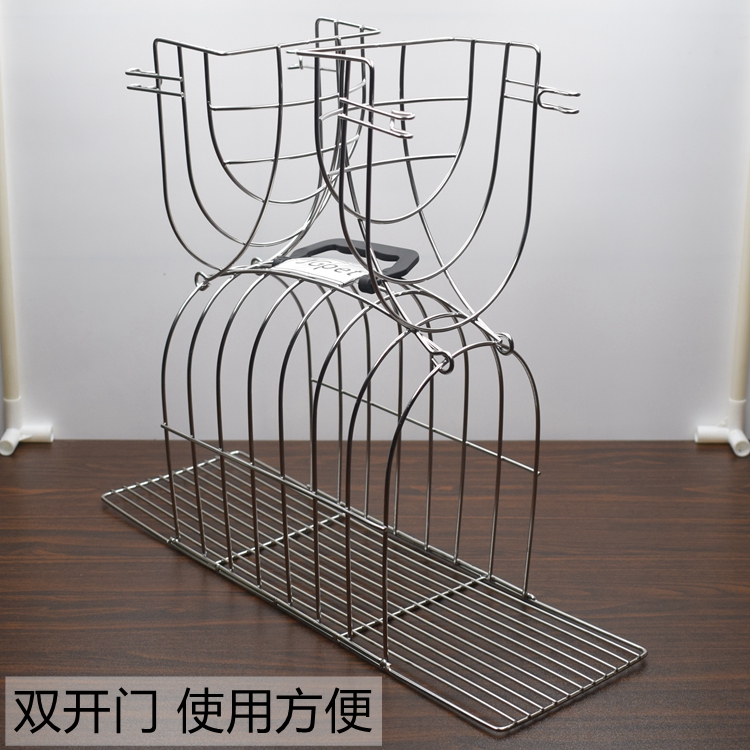 Inox rửa mèo lồng giặt mèo lồng chống cắn cố định máy sấy tóc khô lồng chuyên nghiệp rửa mèo khô mèo lồng - Cat / Dog hàng ngày Neccessities Bình nước cho chó