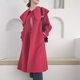 Spot Korean ins simple texture coat cashmere petal collar coat cashmere coat double-sided cashmere coat for women