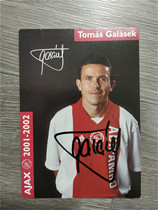 Galasek autograph official Caajax Dutch Erex