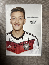 Ozil Printed Signature Official Card DFB2014 White Card German Football Association Samsung World Cup Champion